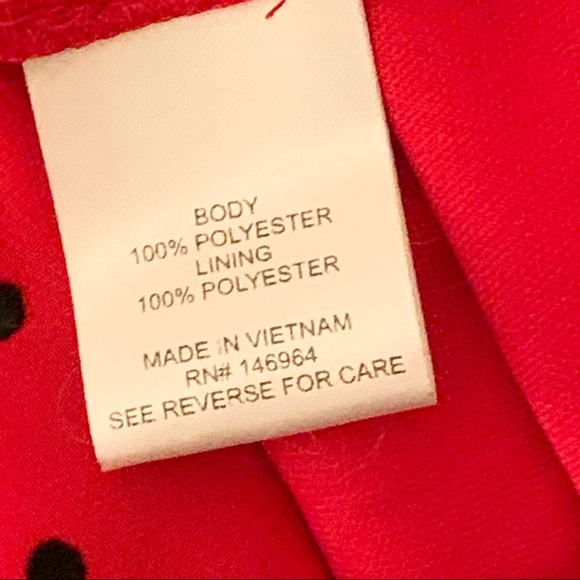 💕💕 Red Polka dot Dress Signature by Robbie Bee - Picture 7 of 8